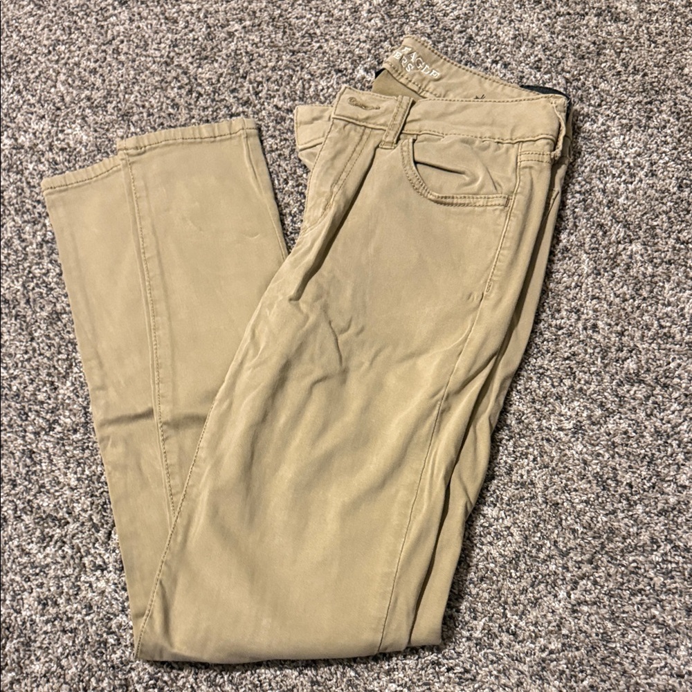 American Eagle Outfitters Women's Skinny Jeans in Tan